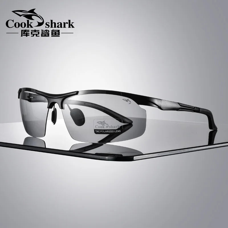 LuxeShade Men's Polarized Photochromic Riding Sunglasses