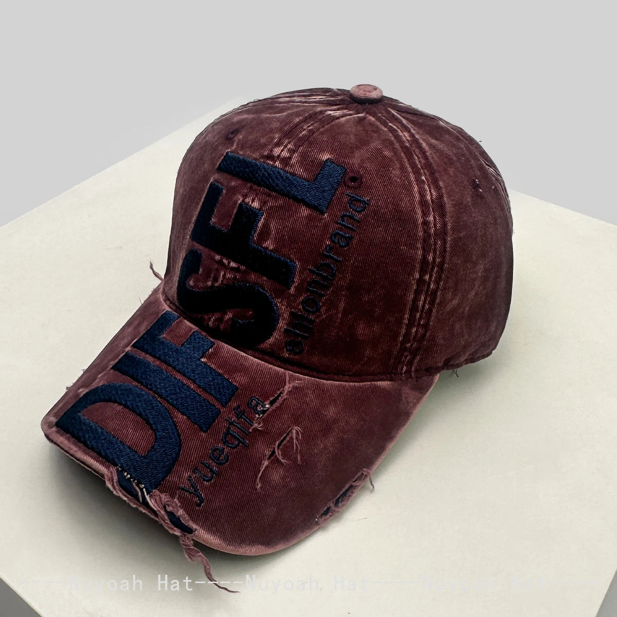 LuxeShade Embroidered Cotton Baseball Cap