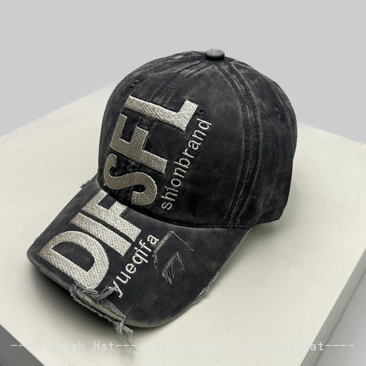 LuxeShade Embroidered Cotton Baseball Cap