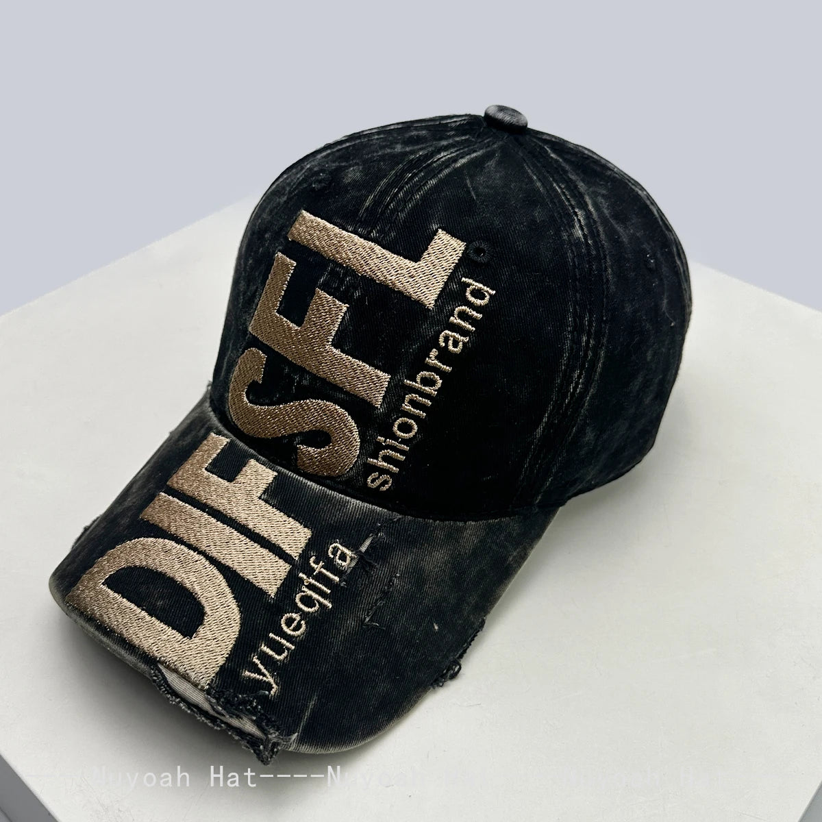 LuxeShade Embroidered Cotton Baseball Cap