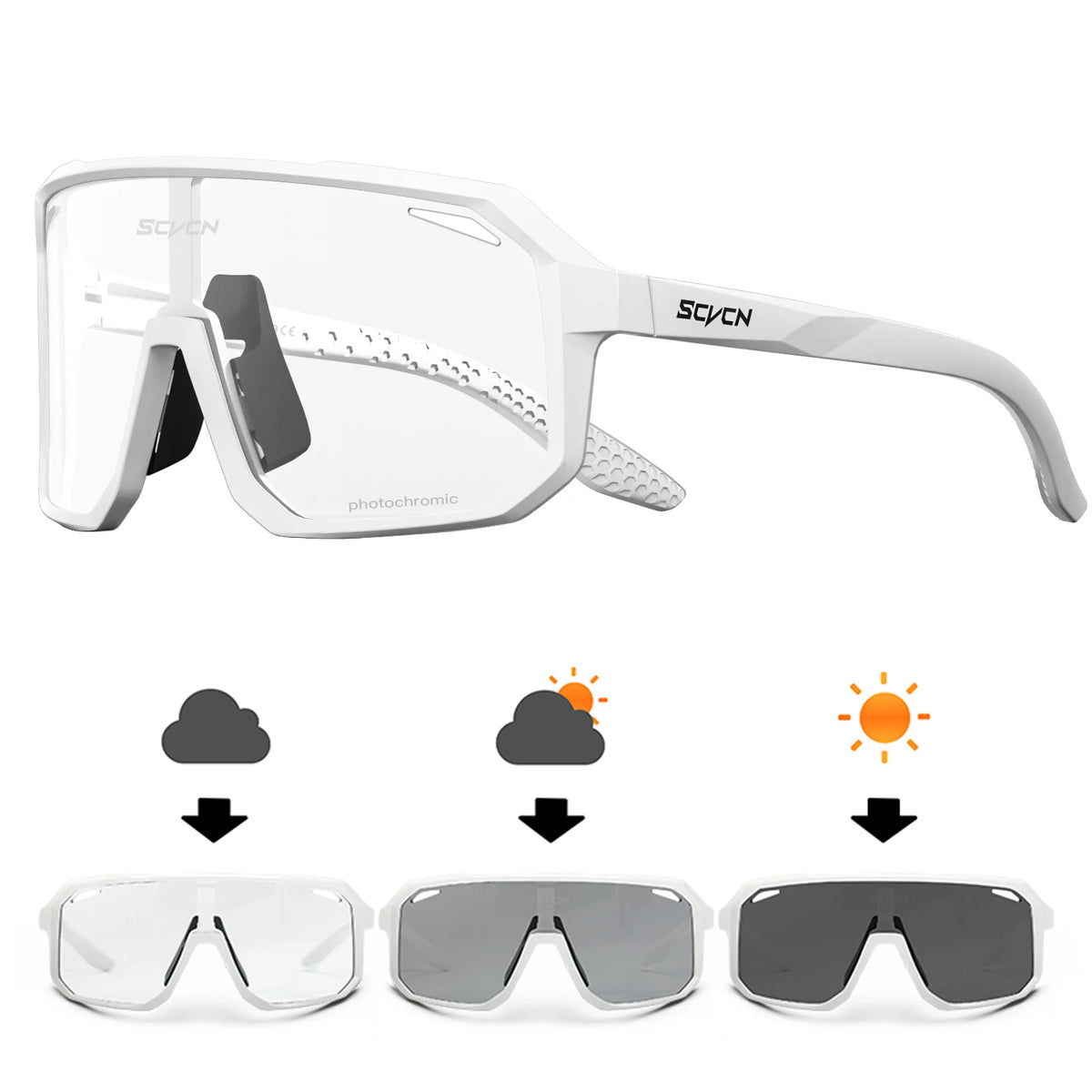 LuxeShade Photochromic Cycling Sunglasses