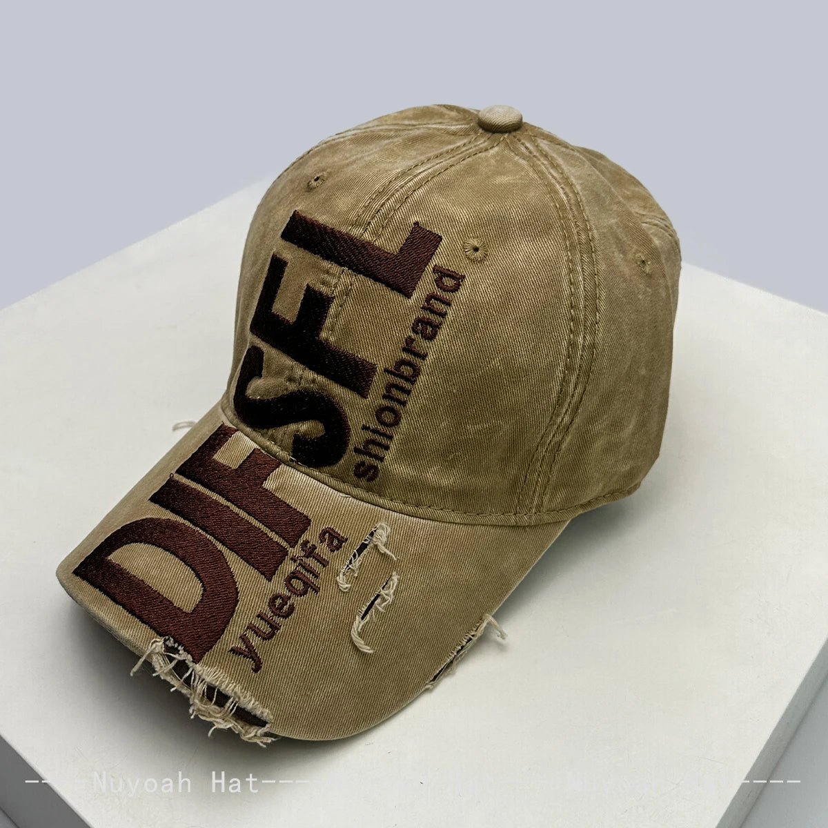 LuxeShade Embroidered Cotton Baseball Cap