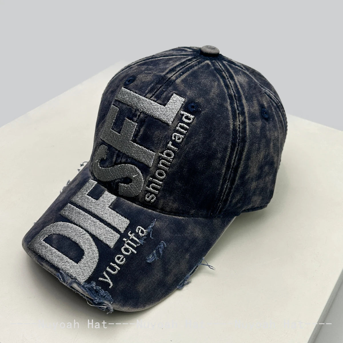 LuxeShade Embroidered Cotton Baseball Cap