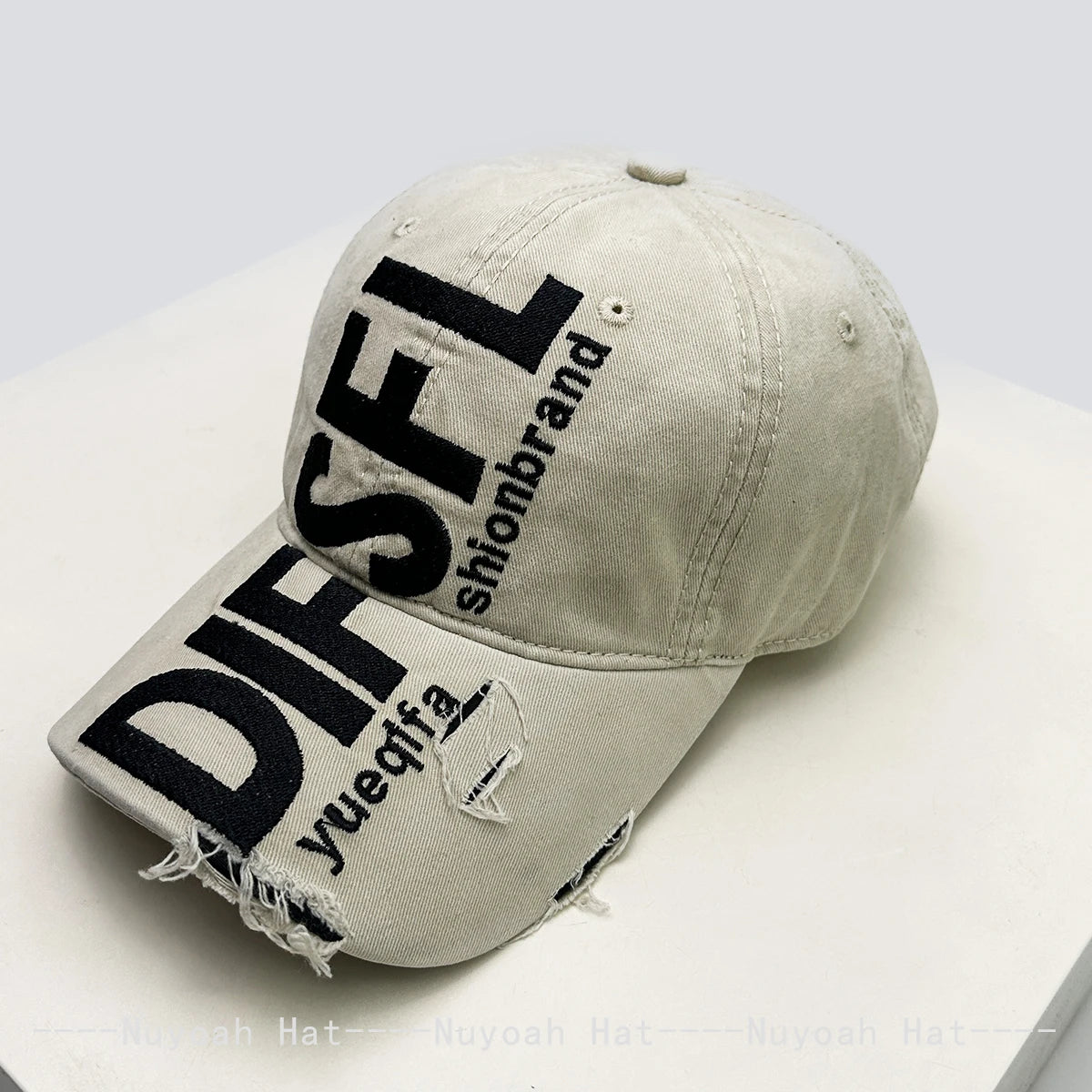 LuxeShade Embroidered Cotton Baseball Cap