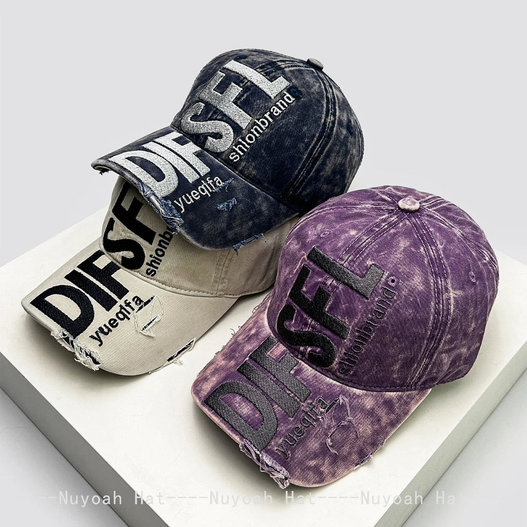 LuxeShade Embroidered Cotton Baseball Cap