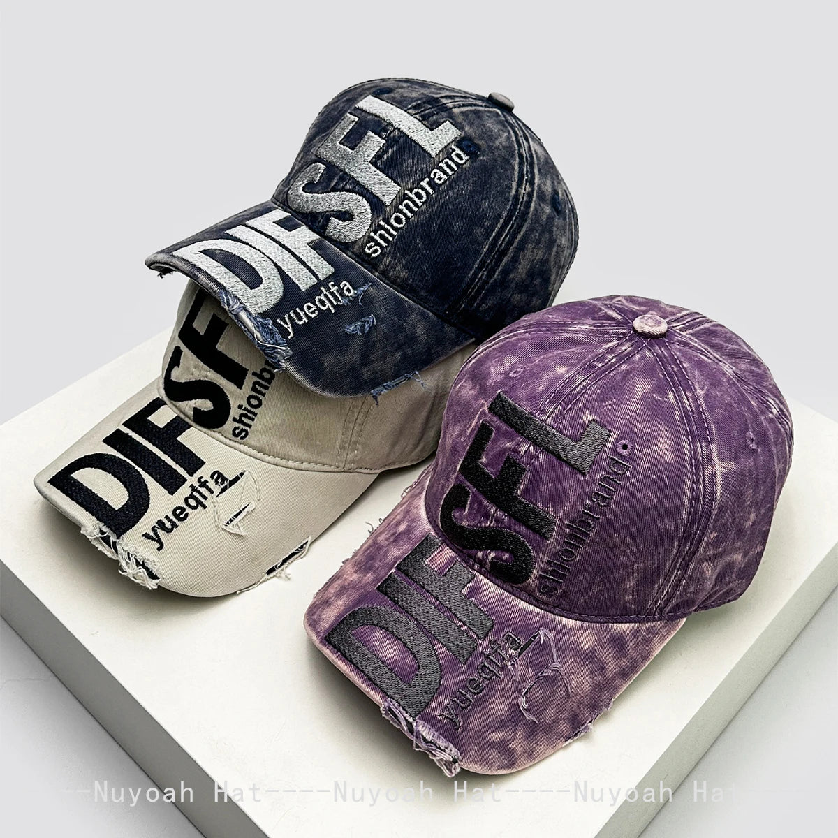 LuxeShade Embroidered Cotton Baseball Cap