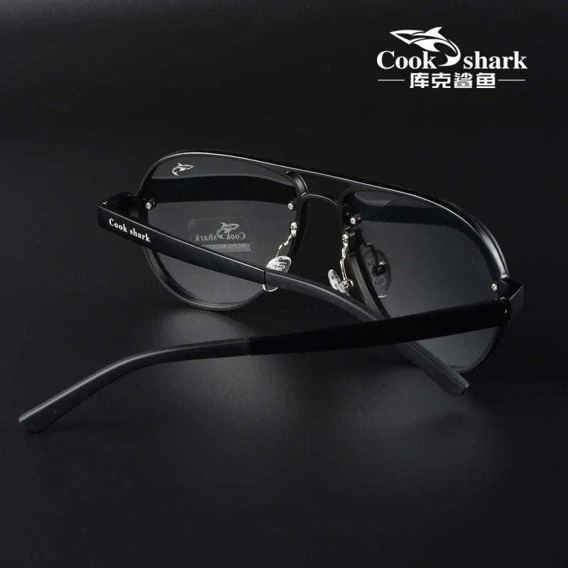 LuxeShade Men's Polarized Photochromic Sunglasses