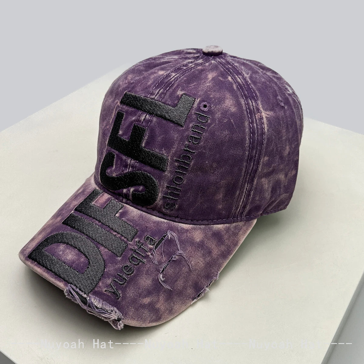 LuxeShade Embroidered Cotton Baseball Cap
