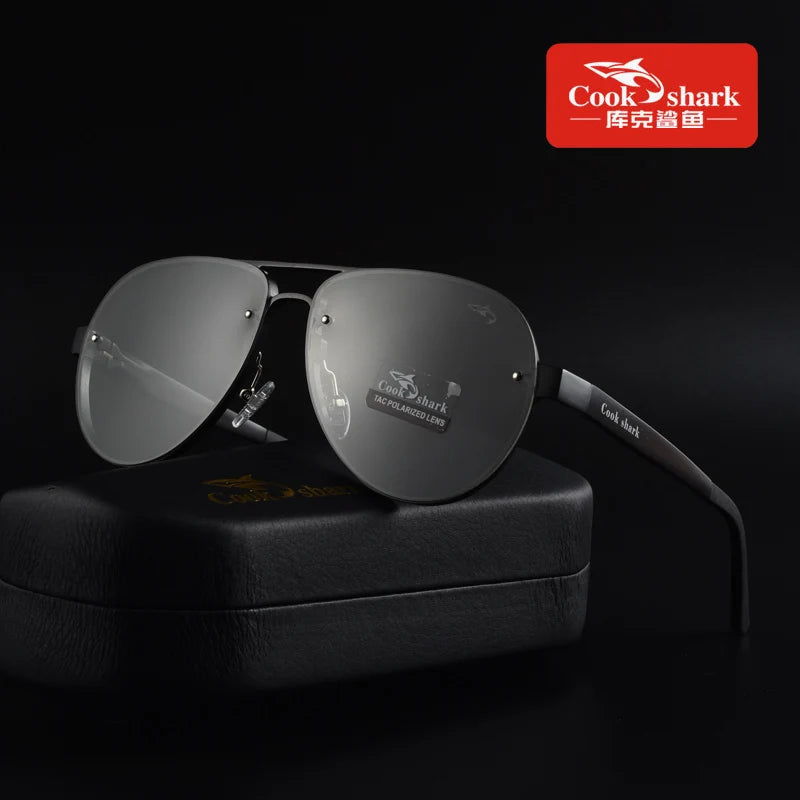 LuxeShade Men's Polarized Photochromic Sunglasses