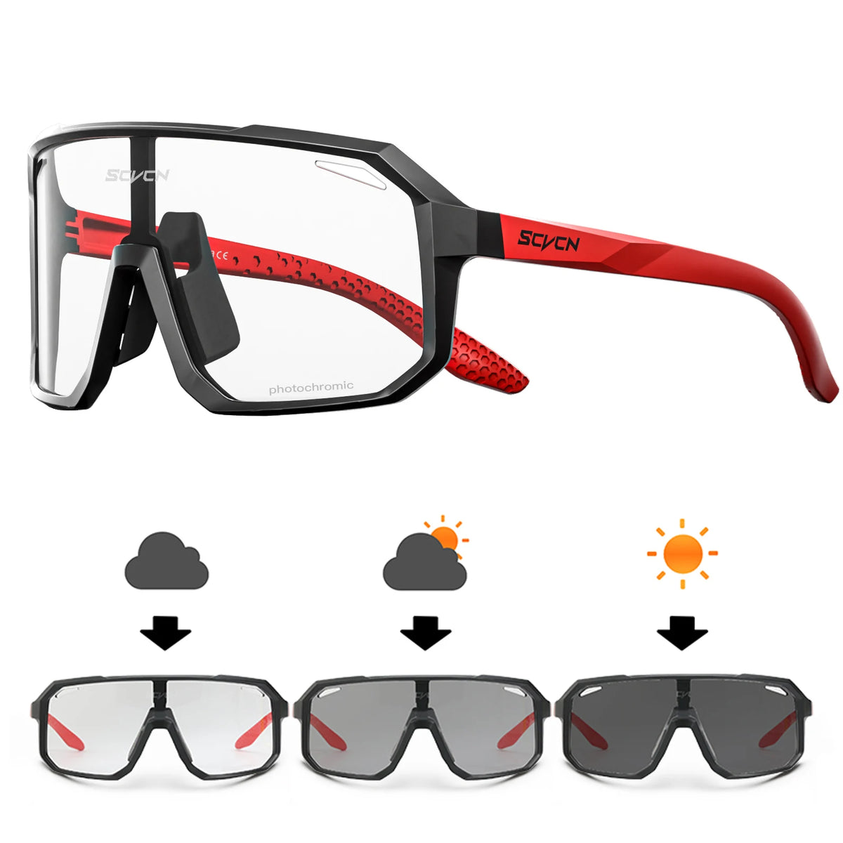LuxeShade Photochromic Cycling Sunglasses