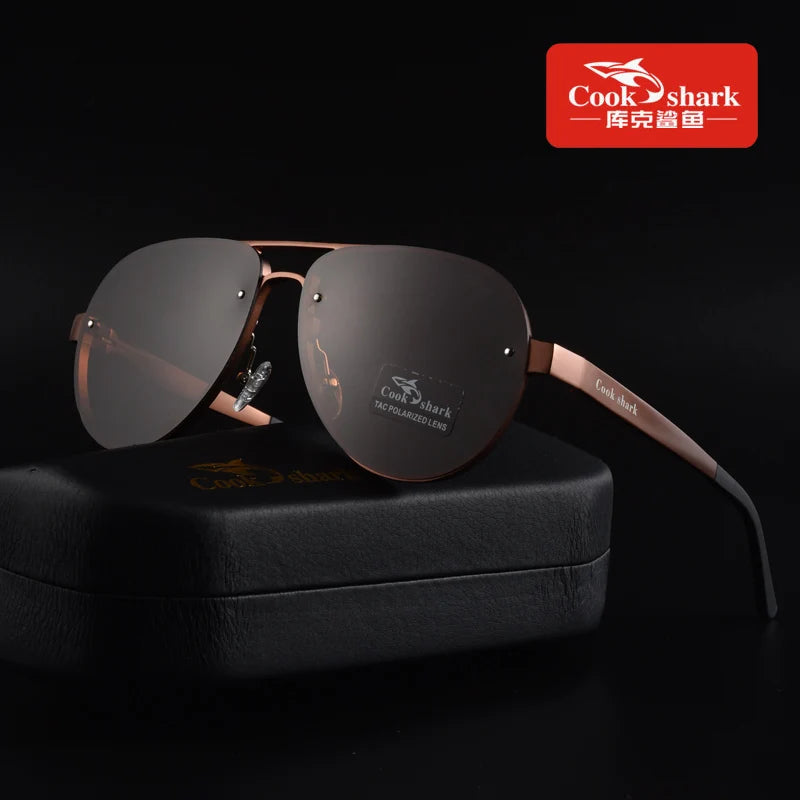 LuxeShade Men's Polarized Photochromic Sunglasses